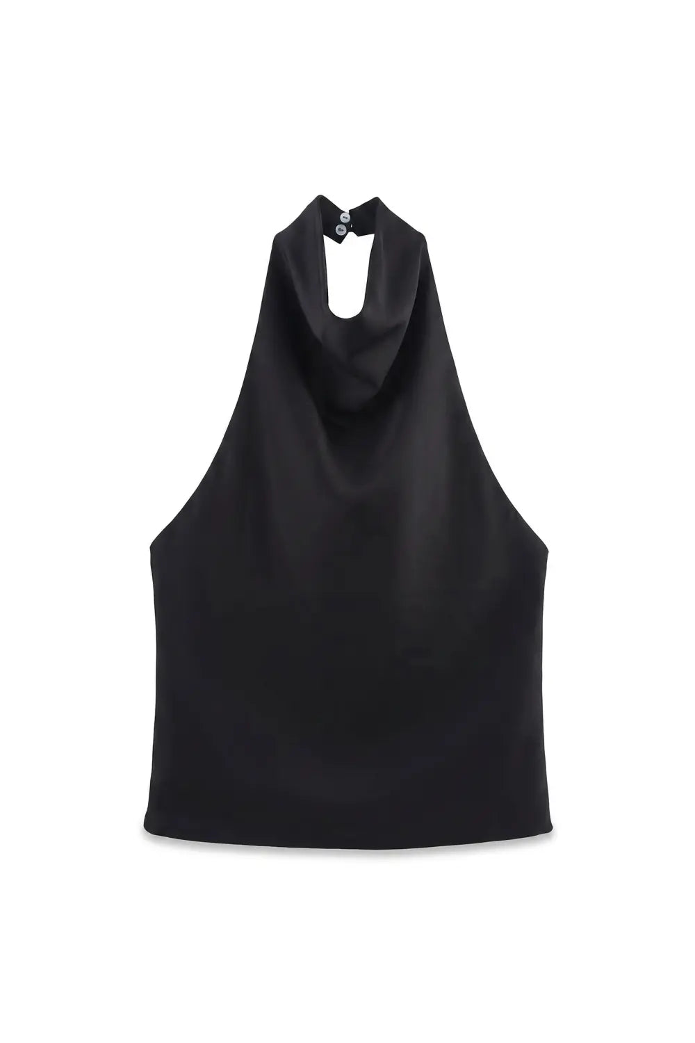 Grant Blanc | Women’s Elegant Satin Halter Neck Top for Events and Parties Grant Blanc