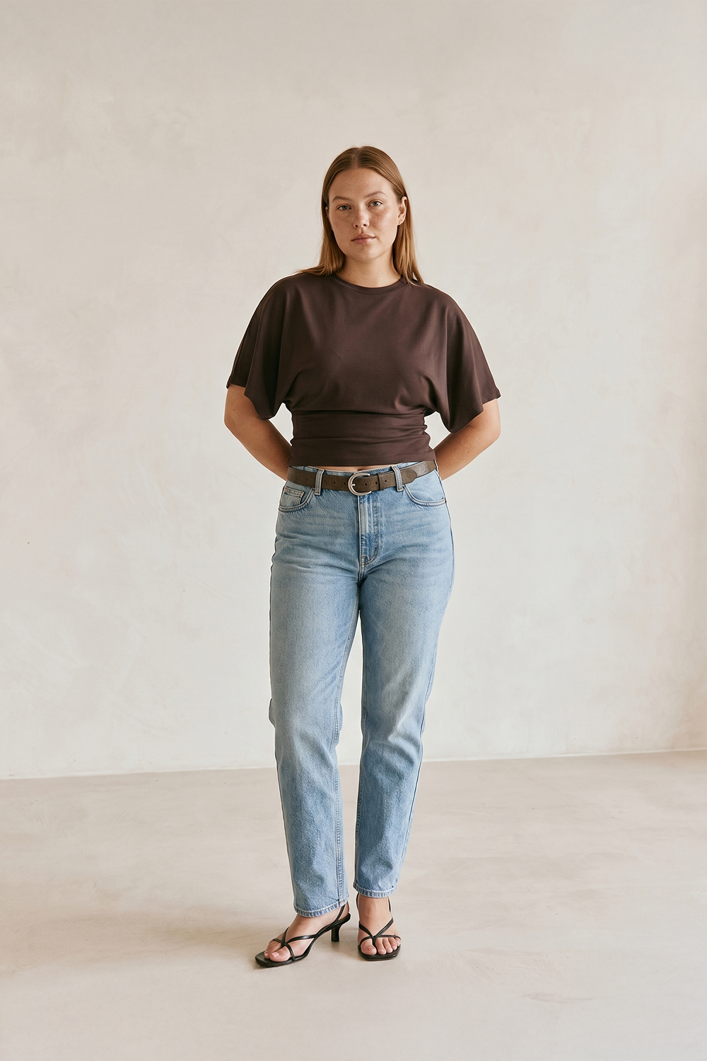 Grant Blanc | Women’s Loose Fit Summer T-Shirt Casual Batwing Sleeve Top