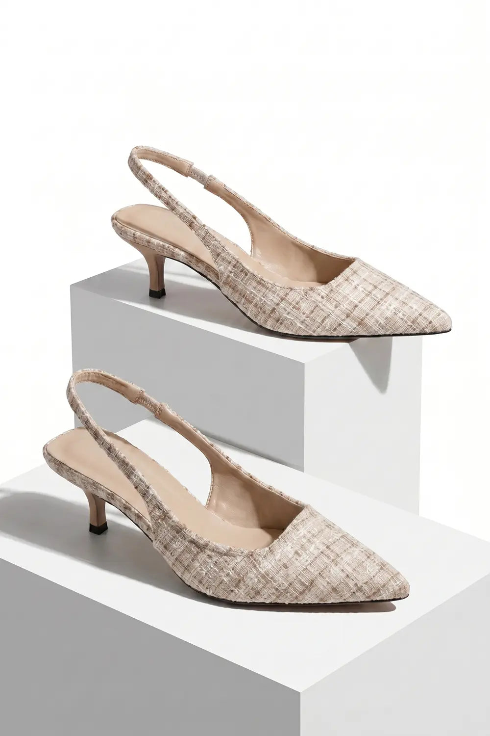 Grant Blanc | Women’s Dress Slingback Pumps Classic High Heel Sandals Grant Blanc