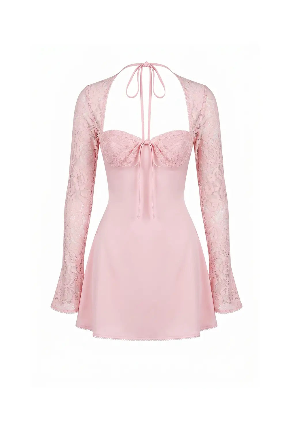 Grant Blanc | Women’s Backless Lace Mini Dress for Party & Date Night Grant Blanc