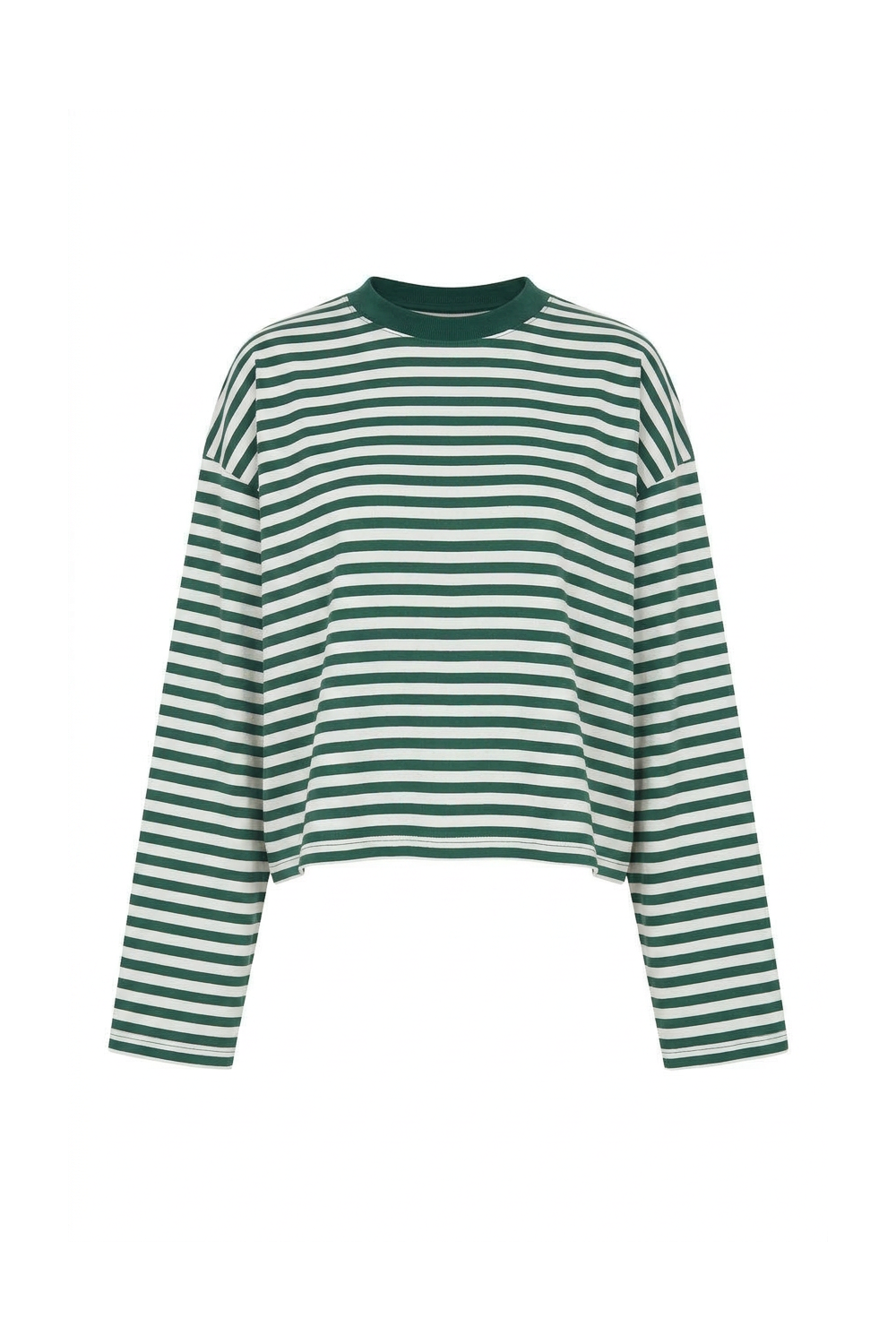 Grant Blanc | Women’s Stripe Long Sleeve Top Comfortable Basic Casual Shirt