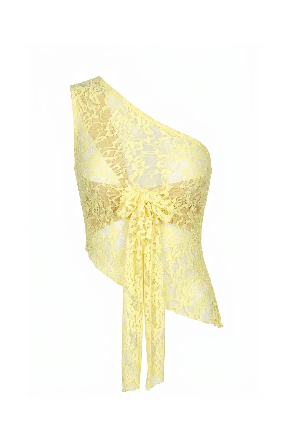 Grant Blanc | Women’s Asymmetrical Lace Top Lightweight Summer Going Out Top Grant Blanc