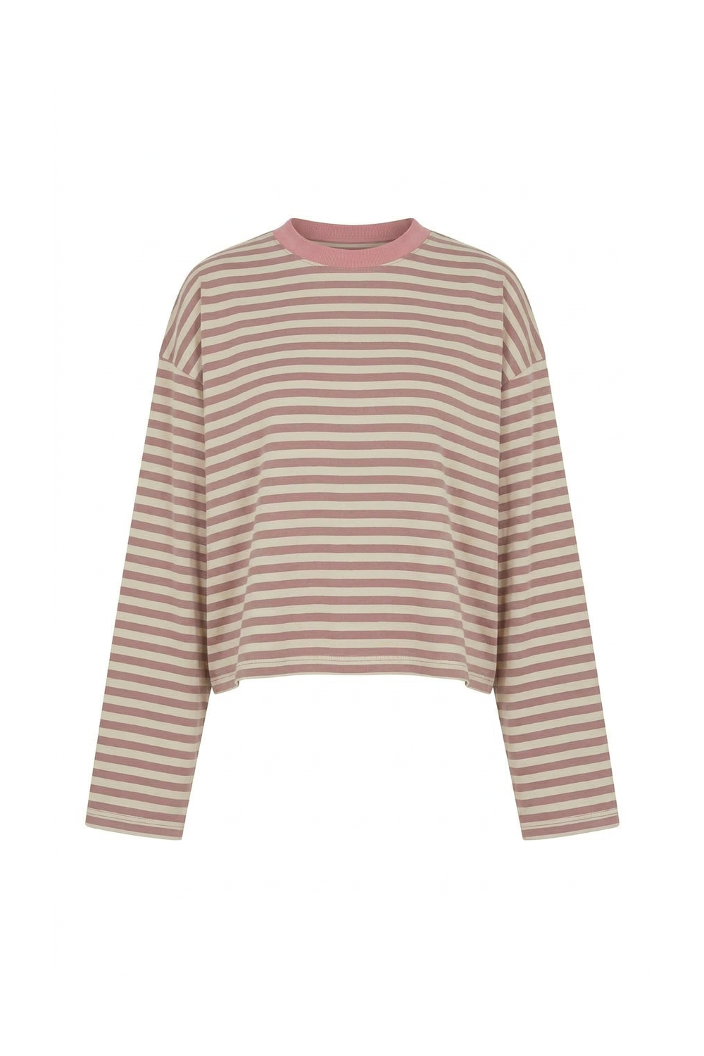 Grant Blanc | Women’s Stripe Long Sleeve Top Comfortable Basic Casual Shirt