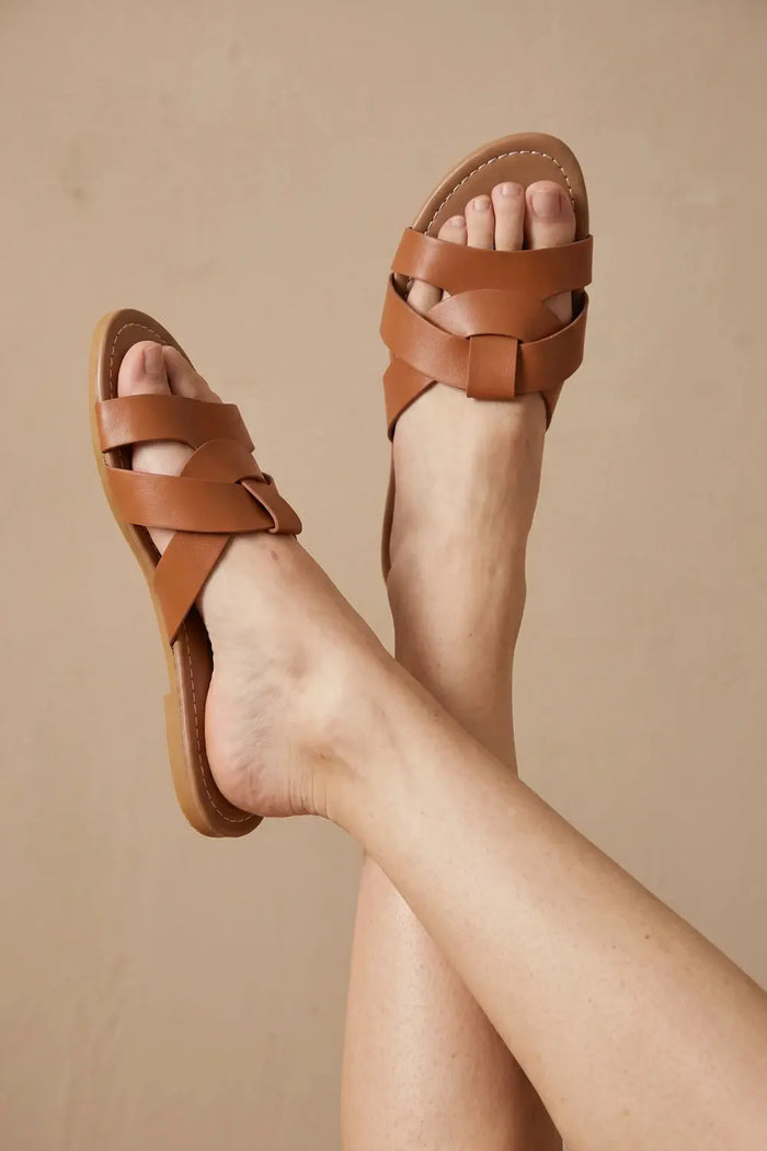 Grant Blanc | Women’s Flat Slide Sandals Comfortable Casual Summer Footwear Grant Blanc